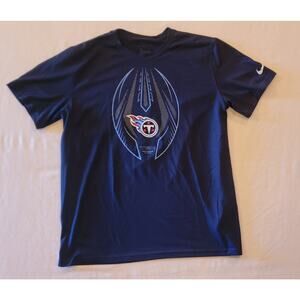 Nike Tennessee Titans Dri-FIT Graphic T-Shirt - Navy Blue - Men's Large
